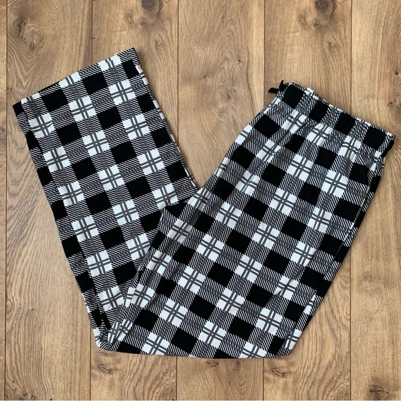 Nap Chat Plaid Pajama Bottoms - Picture 1 of 6